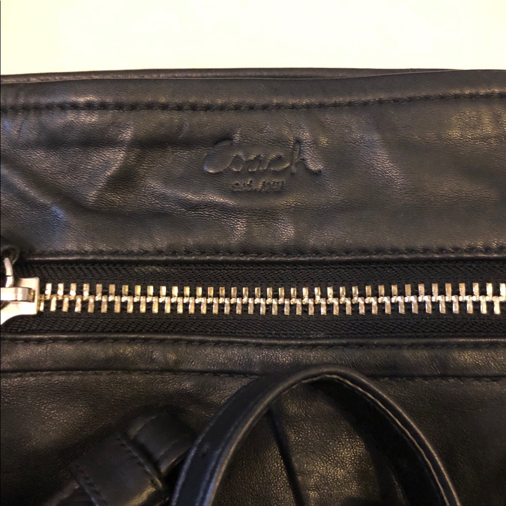 Coach Parker Leather Hobo/Messenger Bag - Picture 7 of 8